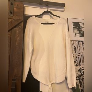 NWOT Lucky Brand White Sweater- Size XL